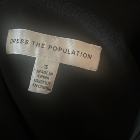 New Dress the Population Emery Bow Dress - Picture 5 of 7